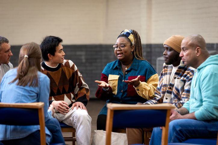 group session at community centre