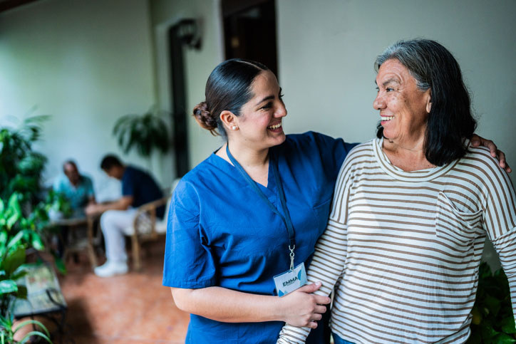 home visit by social worker