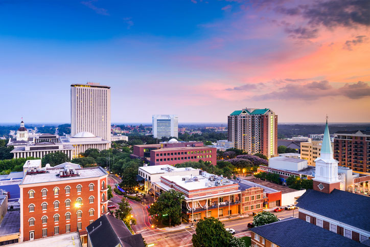 tallahassee, florida at sunrise