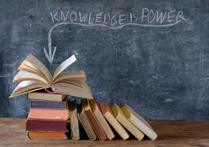 knowledge is power on blackboard