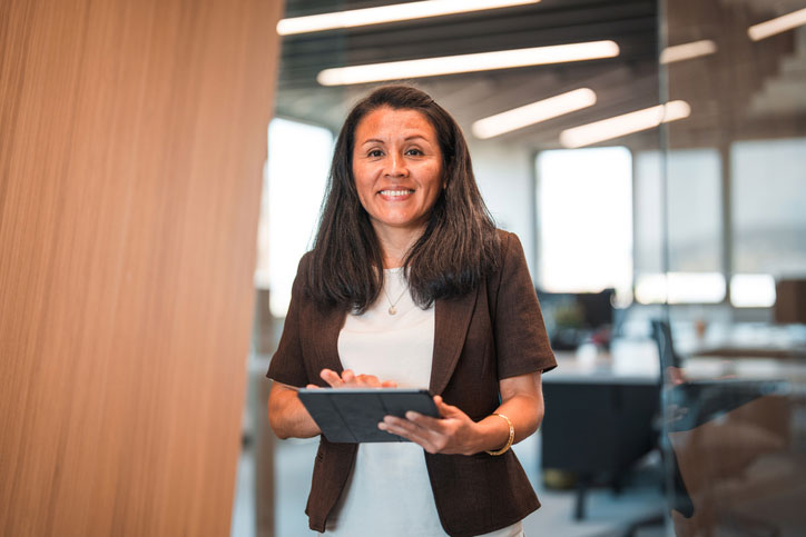 woman getting ready for ce class