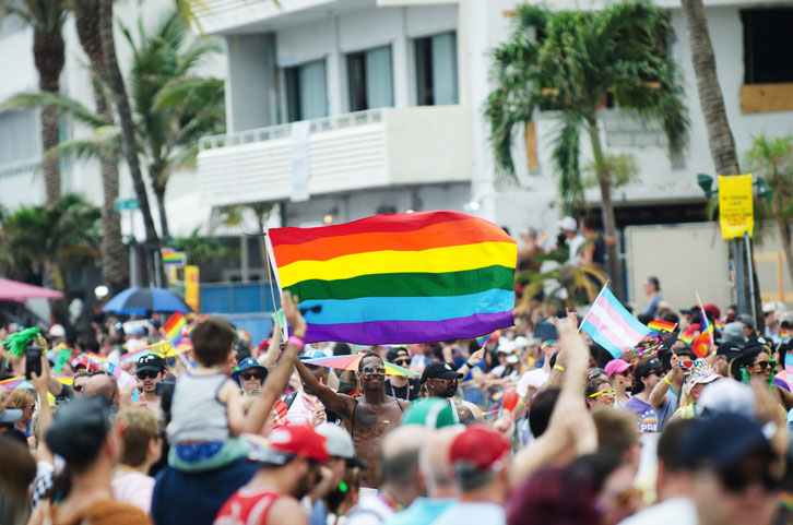 pride parade in miami beach, florida