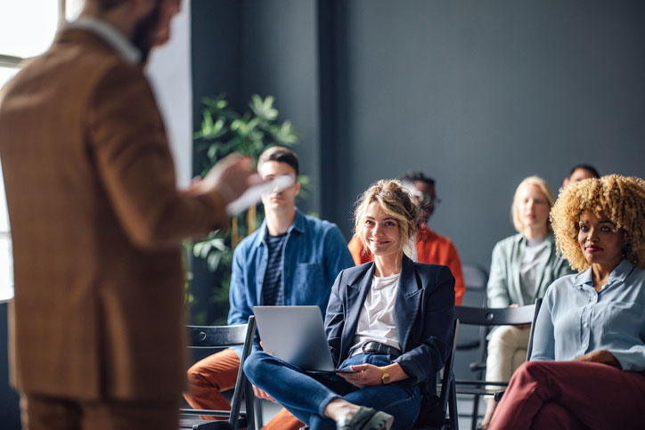 group of people at a seminar