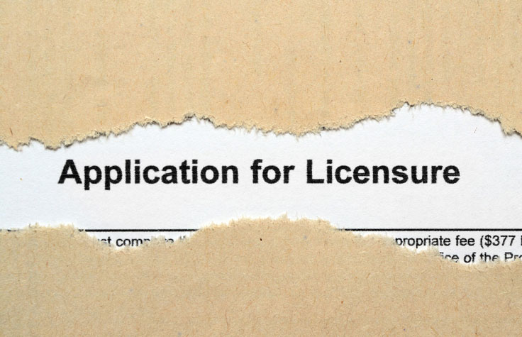 application for licensure